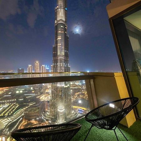 First Class 3Br With Full Burj Khalifa And Fountain View Dubaj Kültér fotó