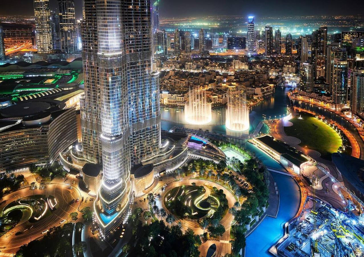 First Class 3Br With Full Burj Khalifa And Fountain View Dubaj Kültér fotó