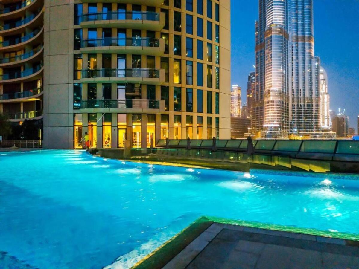 First Class 3Br With Full Burj Khalifa And Fountain View Dubaj Kültér fotó