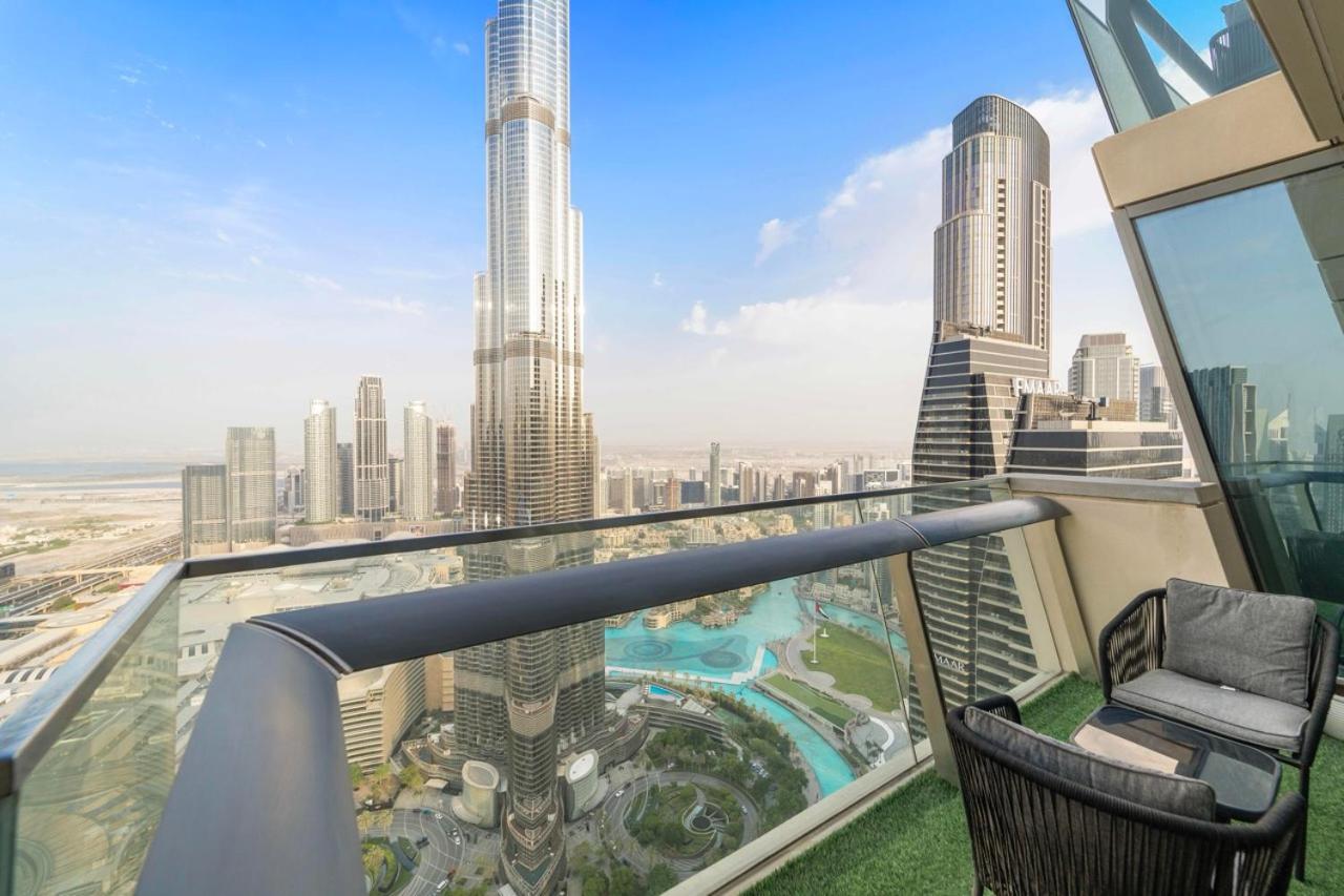 First Class 3Br With Full Burj Khalifa And Fountain View Dubaj Kültér fotó