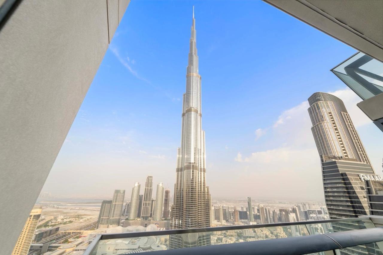 First Class 3Br With Full Burj Khalifa And Fountain View Dubaj Kültér fotó