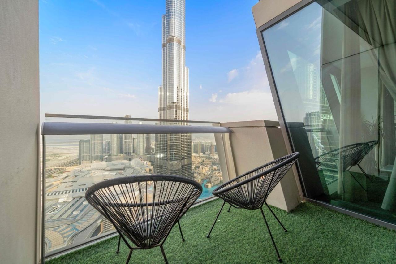 First Class 3Br With Full Burj Khalifa And Fountain View Dubaj Kültér fotó
